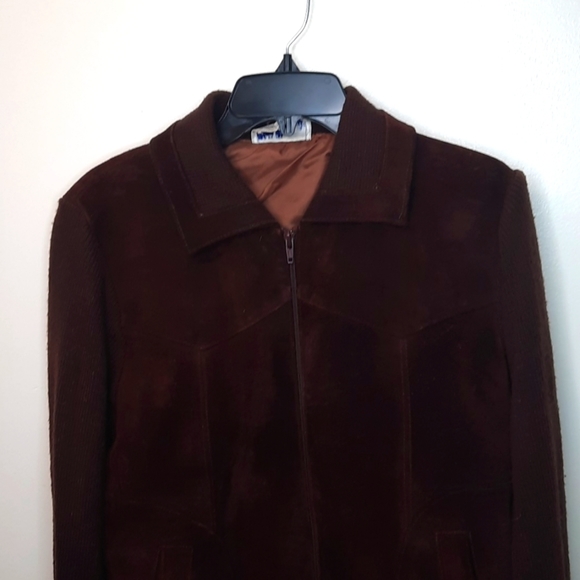 Brown Men's Med or woman's large Suede and cloth - Picture 3 of 13